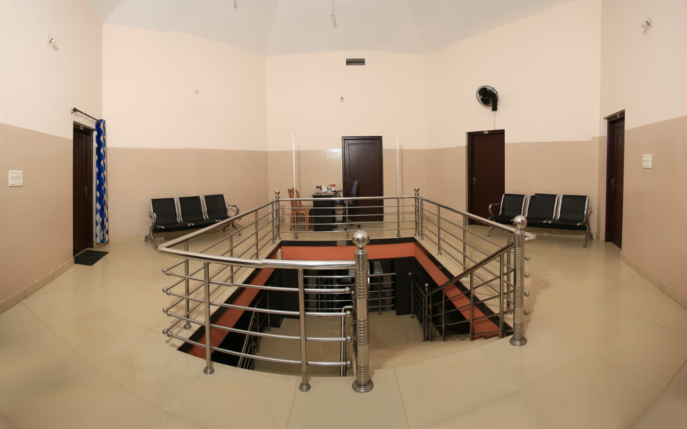 Spacious waiting and resting areas